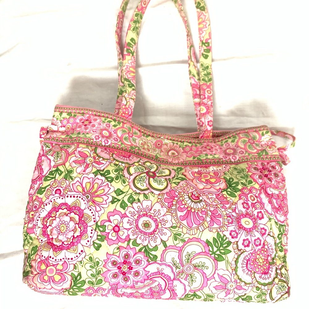 Vera Bradley Tote Bag Retired Pink Petal print
